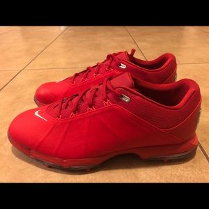 nike lunar fire golf shoes red
